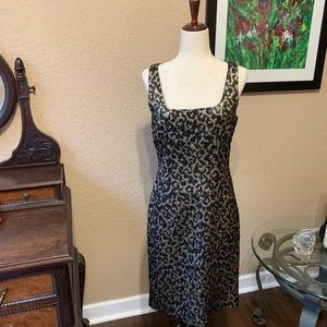 Michael Kors Gold and Black Cheetah print Dress